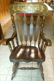 Vintage Rocking Chair Wood Gold Gilding For Sale In Campbellsvlle Ky Offerup Vintage Rocking Chair Rocking Chair Wood Chair