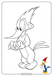 You may also furnish details as your child gets engrossed. Free Printable Woody Woodpecker Coloring Pages 14
