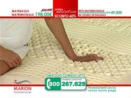 I materassi marion vengono venduti anche tramite televendite, alcuni clienti lamentano il fatto che, nella televendita vengono proposti dei materassi a prezzi competitivi, ma una volta arrivato a casa il. Materasso Marion Offerta