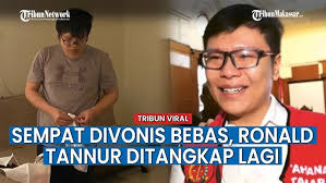 Penangkapan Kembali Ronald Tannur, Sebelumnya Sempat Divonis Bebas