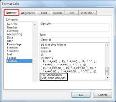 * *01160 and +60 often work interchangeably from cell phones. Format Phone Numbers In Excel How To Format Phone Numbers