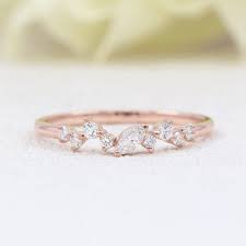 Ring by samantha knight fine jewelry. Diamond Wedding Band 14k Diamond Cluster Wedding Ring For Etsy