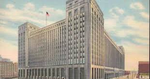 Postcard Chicago New Post Office 1933 Harrison To Van Buren And Canal To River World S Largest Spans Tracks To Union Station 1952 Chicago Illinois Chicago Architecture Postcard