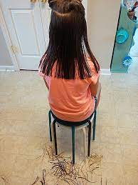 This works for hair of almost any length, starting from lob cuts and ending with mermaid locks. How To Cut Girls Long Hair At Home Diy Beautify Creating Beauty At Home