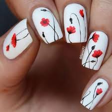 20 ideas de uñas decoradas y sencillas ; 40 Mejores Disenos De Unas Con Flores