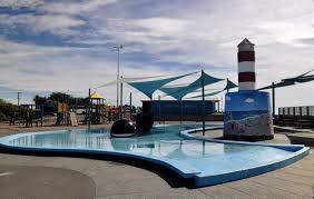 old whale pool and playground by the sea in new brighton new brighton pool sydney opera house