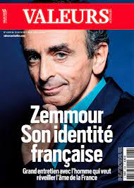 4 pages terrifiantes dans l'hebdomadaire valeurs actuelles de cette semaine avec des faits précis. Valeurs Actuelles Ù† Auf Twitter En Couverture Zemmour Son Identite Francaise Https T Co Lywymlioxl