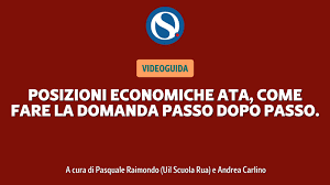 VIDEO TUTORIAL | Posizioni economiche ATA, ecco come fare la domanda passo  dopo passo. Guida con tutti i passaggi spiegati - Orizzonte Scuola Notizie