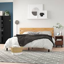 A bed headboard and footboard can easily update the look and sophistication of your bedroom. Zipcode Design Eleanor Platform Bed Reviews Wayfair Co Uk