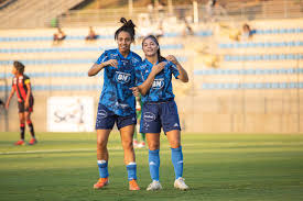 It is the country's premier women's football competition. Cruzeiro Goleia O Vitoria Pelo Brasileirao Feminino Futebol Na Veia