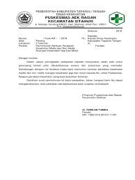 Surat permohonan ✅ merupakan surat yang berisi permohonan ? Surat Permohonan Bantuan Alat 1