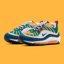 Nike Wmns Air Max 98 Blue Yellow Ah6799 601 Price 7500 Baht Size Us5 22cm Us8 5 25 5cm Preorder 5 10 Days Depos Adidas Air Max Nike Air Max Nike