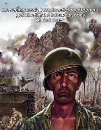 Rip Samson, Like I thought they might live for a bit longer or at least be  apart of something bigger later , at least ATM they have numbers #foryou  #fyp #clonewars #clonetrooper #badbatch #Meme ...