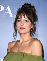 Of course, if you have a wide. 11 Hairstyles To Try If You Have Curtain Bangs That Are All Dakota Johnson Approved Hairstyles With Bangs Bangs For Round Face Bangs With Medium Hair