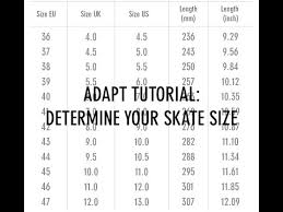 Determine Your Skate Size Measure Your Feet