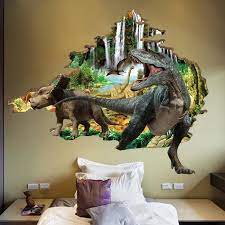 Huge Dinosaur 3d Wall Stickers Wall Decals Wall Stickers For Kids Ireland Dinosaur Wall Stickers Dinosaur Wall Wall Stickers Mountains