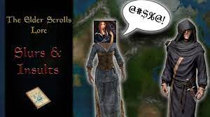 Tamriel's Slurs, Insults, Swearwords and Curses - The Elder Scrolls Lore -  YouTube