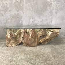 The square root table can be used as a coffee table or end table. Root Coffee Table 130cmx80cm Melonwoods Indonesian Furniture Quality Wooden Furniture