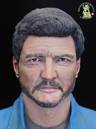 Aside from a bit of minor tweaking/highlights, I'd say that I'm pretty much  done painting this model! Pedro Pascal as Joel Miller. Bust by Eastman.