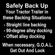 It's common for loading dock workers to hurt their lower backs. Safely Back Up Your Tractor Trailer Truck Backing Situations