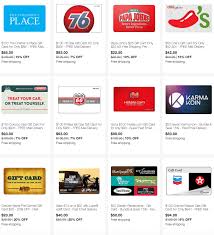 Today's top darden restaurants discount: Ebay Save On Gift Cards For Lowe S Many Gas Brands Hotels Com Darden More Doctor Of Credit