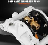 Air-Operated Double Diaphragm Pump, 1/2 in Inlet & Outlet ...