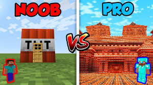 Minecraft Noob Vs Pro Tnt House In Minecraft Check More At Https Jabx Net Minecraft Noob Noob Minecraft T N T