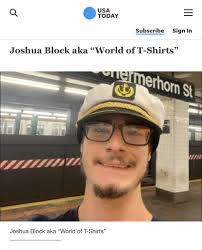 Josh Block's Instagram, Twitter & Facebook