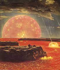 shine on shine on precambrian moon art art haus space art