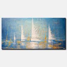 This austrian artist developed his symbolist style over the years by painting a wide variety of beautiful landscapes, intimate portraits and abstract concepts. Abstract Seascape Paintings For Sale Boats Ocean And More By Osnat