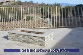 Pool with rock waterslide and spa in indio, ca. Custom Fireplaces Bbqs More Boulder Creek Pools And Spas