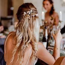 Accessoire Lizeron Mariee Mariage Coiffure Cheveux Detaches Head Piece Couronne Coiffure Cheveux Detaches Coiffure Coiffure Mariage