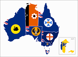 A state electoral district is an electorate within the lower house or legislative assembly of australian states and territories. Flag Map Of Australia States And Mainland Territories Mapporn