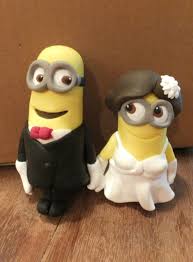 Minion Cake Toppers Minion Wedding Cake Minion Wedding Wedding Cake Topers