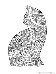 Laissez vos enfants d�velopper leur dext�rit� et imprimez leur quelques dessins! Coloriage De Pour Adultes Dessin Coloriage Pour Adultes De Chat A Colorier