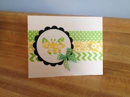 This is a cute birthday card for a cute girl. Washi Tape Card Paper Crafts Cards Cards Handmade Washi Tape Projects