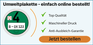 Ist der satz richtig oder falsch? Die Umweltplakette Feinstaubplakette