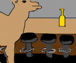 A tourist in yemen walks into a bar (non alchoholic of course) sipping his mint tea, he starts making conversation with one of the locals. A Camel Walks Into A Bar Drawception
