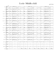 Stream middle child by j. J Cole Middle Child Sheet Music For Trumpet In B Flat Trombone Flute Clarinet In B Flat More Instruments Marching Band Musescore Com
