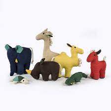 Renate Muller Germany 2010 Therapeutic Toy 7 Piece Set Of Animals From Noah S Ark Originally Designed By Ren Therapeutic Toys Dinosaur Stuffed Animal Toys