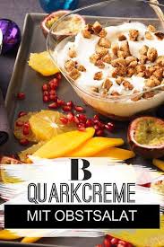 Weihnachtsdesserts Verwohnt Euch Zum Fest Obstsalat Mit Quark Weihnachtsdessert Und Obstsalat