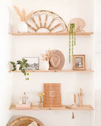 Boho Shelf Styling Shelf Decor Living Room Shelf Decor Bedroom Dining Room Shelves