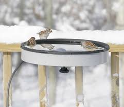 Fits your deck railing up to 2 inches thick, without any tools. Duncraft Com Heated Deck Mount Bird Bath