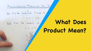 Mathematics stack exchange is a question and answer site for people studying math at any level and professionals in related fields. Product What Does Product Mean In Math Youtube