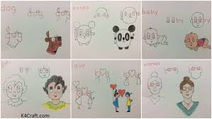 The latest tutorial over there is: Learn To Draw Easy Drawings From Words Kids Art Craft
