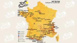 Le parcours détaillés du tdf avec la carte et les statistiques! Carte Decouvrez Le Parcours Du Tour De France 2021