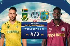 Matches (9) wtc (1) psl (1) dhaka t20 (2) World Cup Head To Head South Africa Vs West Indies Cricbuzz Com Cricbuzz