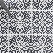 Great savings & free delivery / collection on many items. 35 44 Per Sq Metre Floor Tile Kingsbridge Black Patterned Floor Tiles 331 X 331mm Profile Large Im Tile Floor Patterned Bathroom Tiles Wall And Floor Tiles
