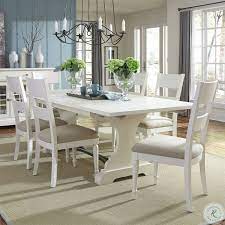 Harbor View Ii Trestle Extendable Dining Room Set In 2021 Liberty Furniture Upholstered Dining Bench Dining