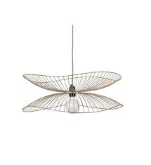 Suspension Libellule Metal Champagne H20 Cm Forestier Jaune Bhv Marais Forestier Champagne Luminaire Interieur